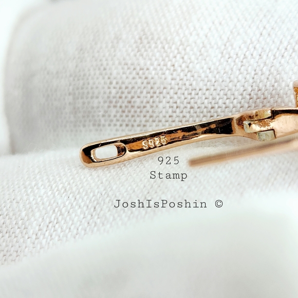 2.00CT Princess shape blue topaz latch back earrings in sterling silver - Picture 5 of 13